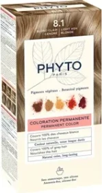 Phyto Color Haarfarbe Kit 8.1 light ashy blonde, 112ml