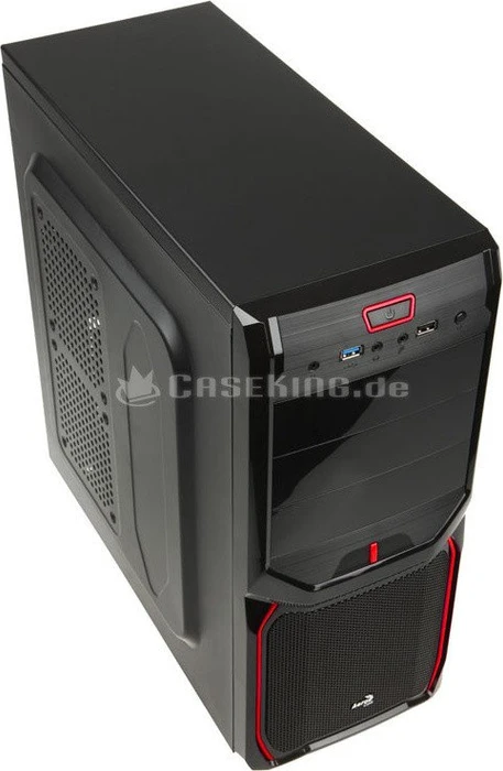 AeroCool V3X Advance Devil Red Edition, schallgedämmt