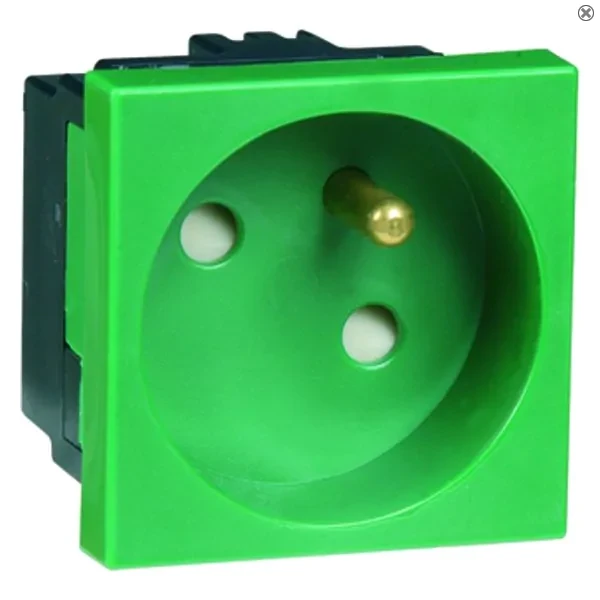 Peha Concept 45 Steckdose Erdungsstift, grün