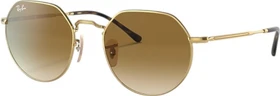 Ray-Ban RB3565 Jack 53mm polished gold/brown