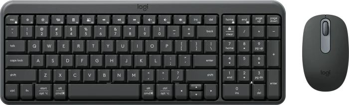 Logitech MK250 Compact Wireless Combo Graphite, Bluetooth, UK