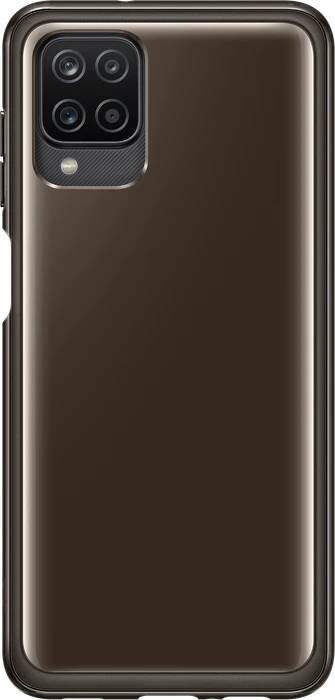 Samsung Soft Clear Cover für Galaxy A12 schwarz