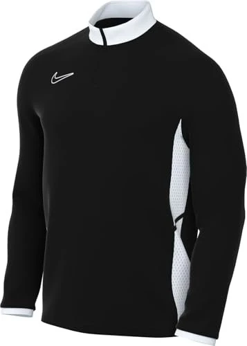 Nike Academy Dri-FIT Football 1/4-Zip Funktionsshirt langarm schwarz/weiß (Herren)