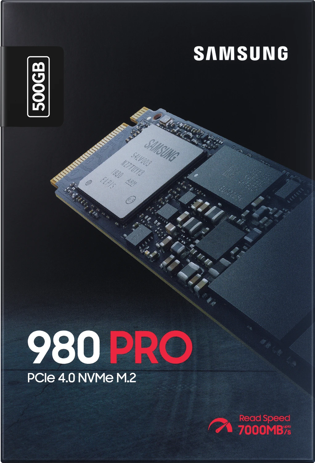 Samsung SSD 980 PRO 500GB, M.2 2280 / M-Key / PCIe 4.0 x4 (MZ