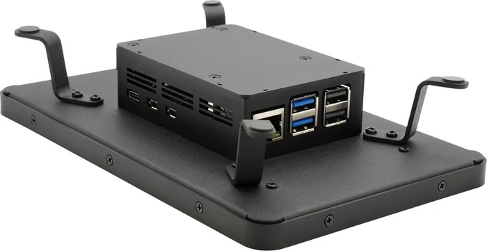 KKSB Gehäuse für Raspberry Pi 5, Desktop Orientation, schwarz
