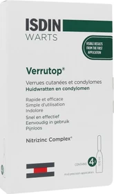 Isdin Verrutop Warzen Ampullen, 4 Stück