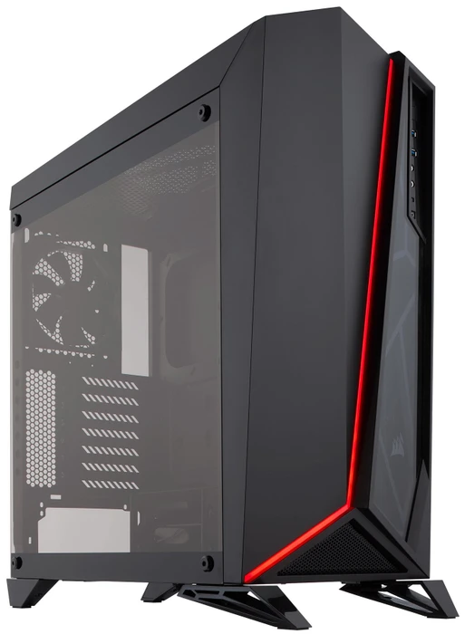Corsair Carbide Series SPEC-OMEGA TG, schwarz, Glasfenster