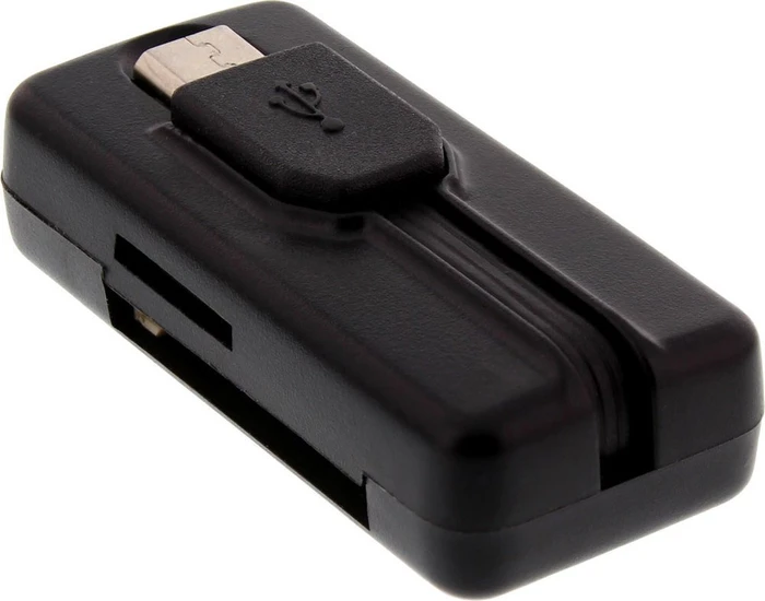 InLine OTG Dual Flex Dual-Slot-Cardreader, USB 2.0 Micro-B [Stecker]