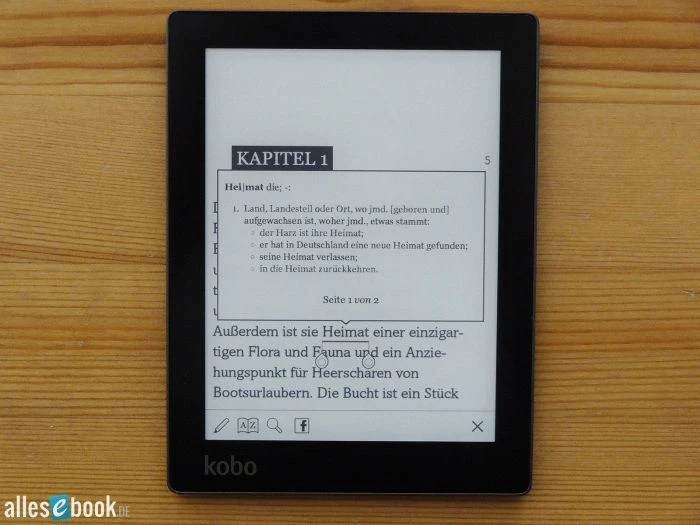 Kobo Aura schwarz