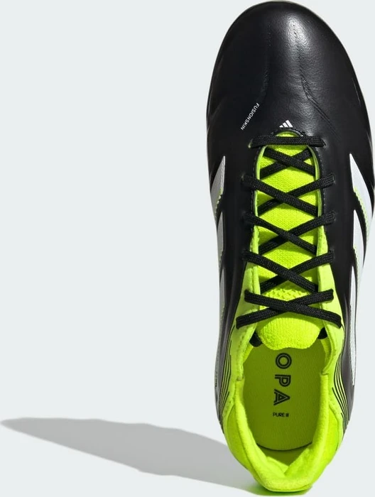 adidas Copa Pure 3 Club FG/AG core black/cloud white/lucid lemon (Junior)