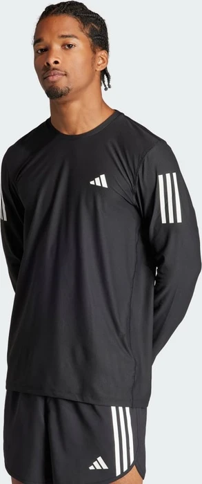 adidas Own The Run Laufshirt langarm schwarz (Herren)