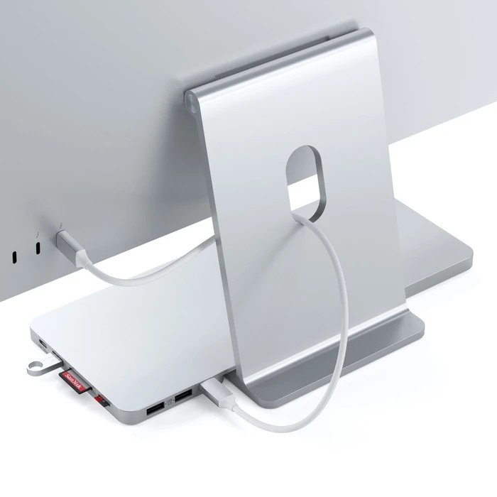 Satechi Slim Dock für 24" iMac 2021, Silver, USB-C 3.1 [Stecker]