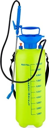 Relaxdays Drucksprühgerät gelb/blau