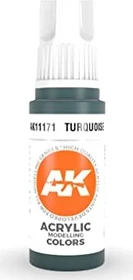 AK-Interactive 3rd Gen Acrylic Colors Acrylic Modelling Colors turquoise, 17ml