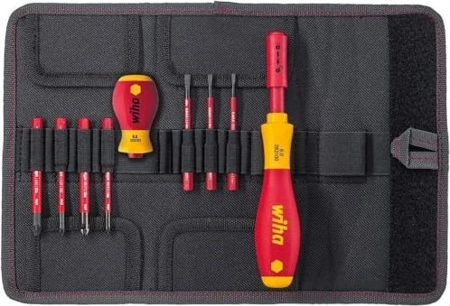 Wiha SoftFinish electric slimVario 2831 T09 Bitset inkl. Tasche, 10-tlg.