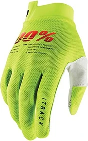 100% iTrack Fahrradhandschuhe fluo yellow