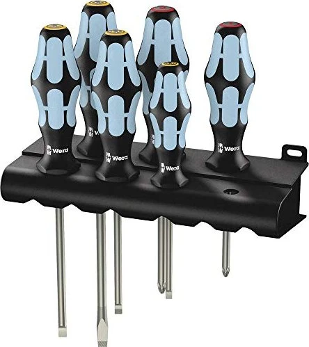 Wera Kraftform Edelstahl 3334/6 Schraubendrehersatz, 6-tlg.