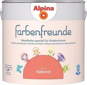 Alpina Farben Farbenfreunde Nr. 15 innen käferrot, 2.5l