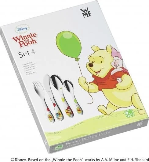 WMF Winnie the Pooh Kinderbesteck-Set, 4-tlg. (12.8350.6040) – Bild 2 von 2