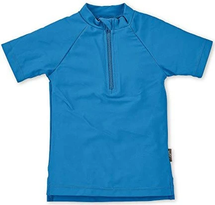 Sterntaler Badeshirt mit Reißverschluss UV 50+ Funktionsshirt kurzarm leuchtblau (Junior)