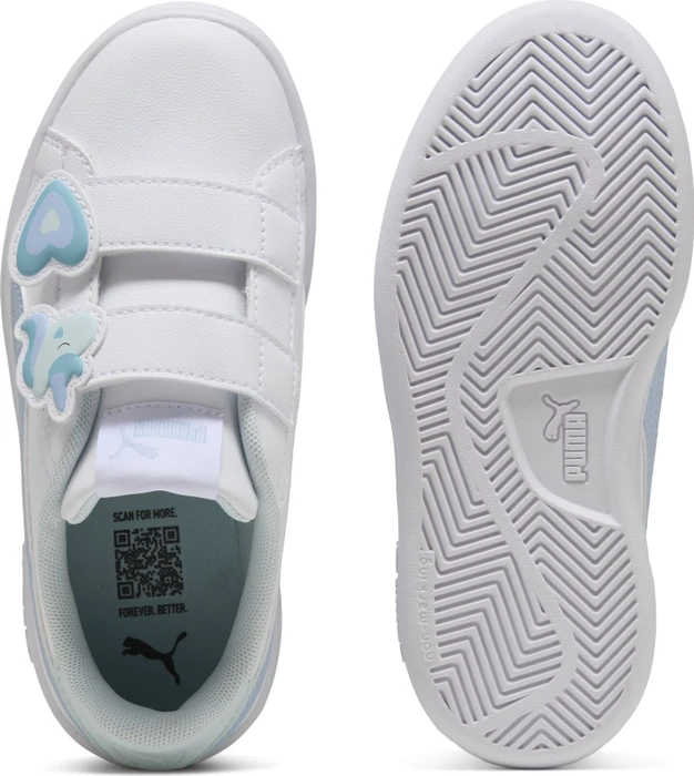 Puma Smash 3.0 Badges puma white/haute tropic (Junior)
