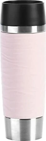 Emsa Travel Mug Waves Grande Isolierbecher 500ml puderrosa