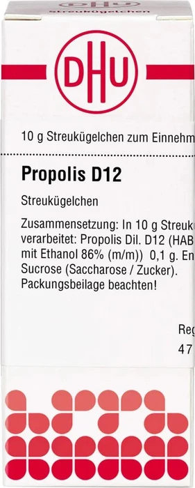 DHU Propolis D12 Globuli, 10g