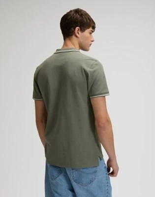 Lee Regular Pique Poloshirt kurzarm lichen olive (Herren)