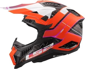 LS2 MX703 C X-Force Galuo schwarz/orange/weiß
