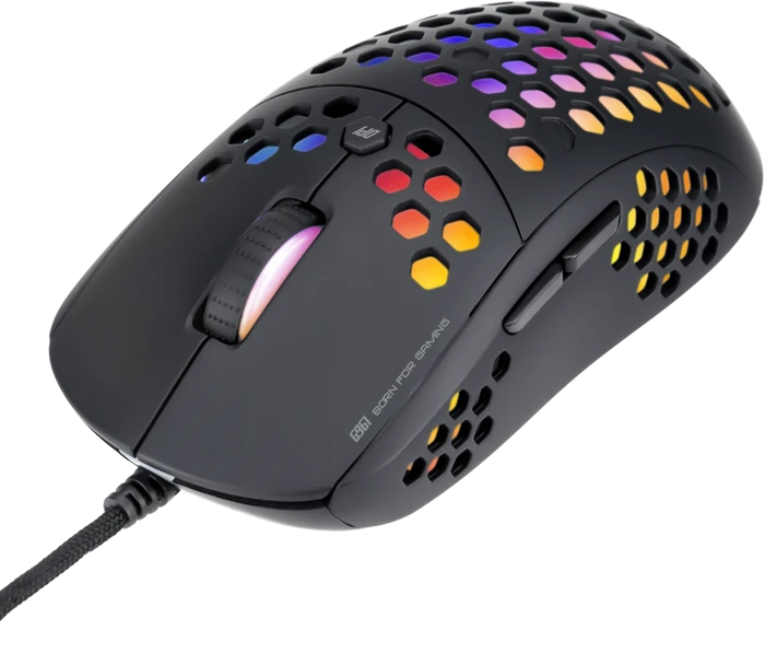 Marvo Scorpion G961 Lightweight Gaming Mouse, schwarz, USB