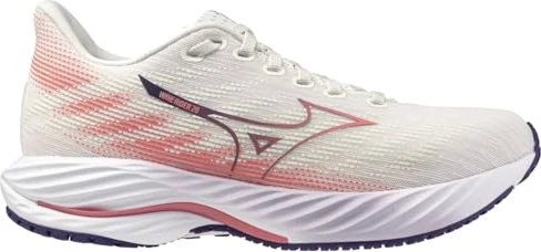 Mizuno Wave Rider 28 snow white/camellia rose/vintage indigo (Damen)