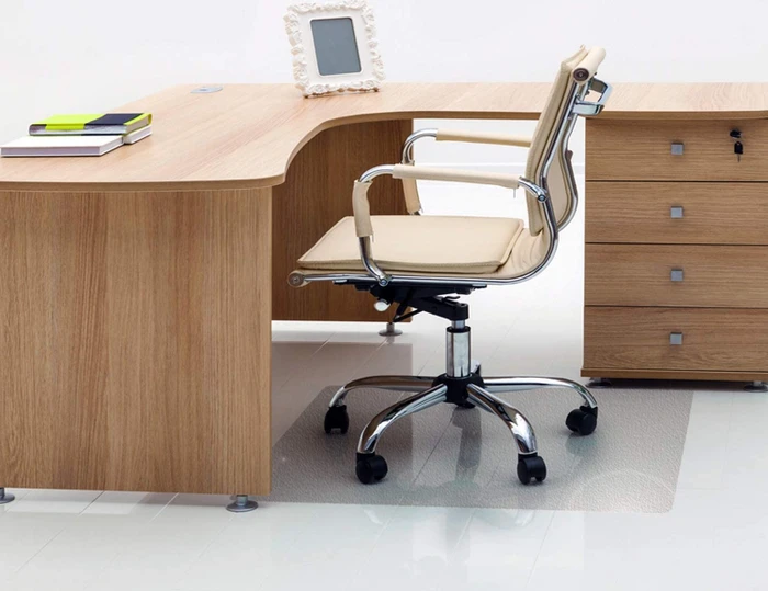 Floortex Cleartex Advantagemat Bodenschutzmatte für Hartböden, transparent, Vinyl