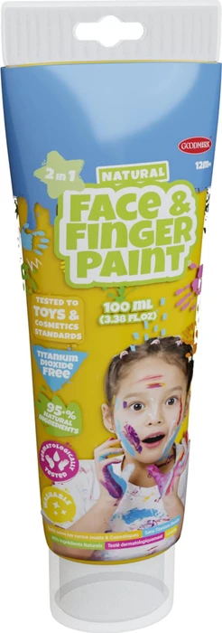 Boti Natural Face & Fingerpaint Fingerfarbe, gelb, 100ml