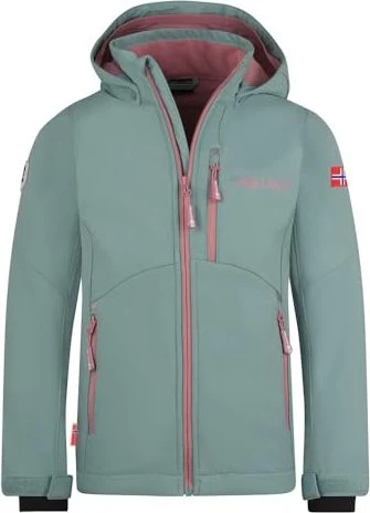 Trollkids Balestrand Funktionsjacke glacier green/orchid (Junior)