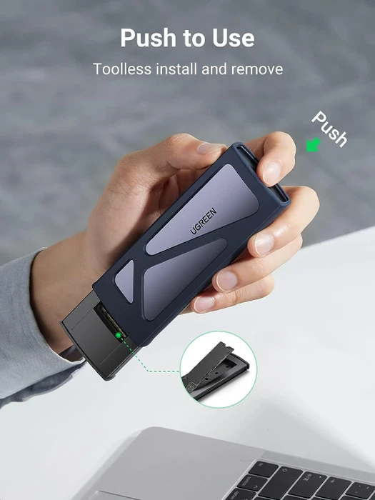 Ugreen M.2 SSD Enclosure, USB-C 3.1