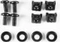 Inter-Tech L-Brackets, 19" Geräteträger für Serverschränke, schwarz, 1HE, 2 Stück Vorschaubild