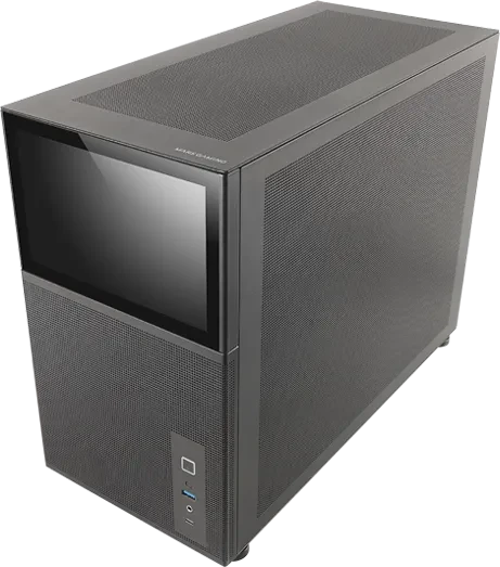 Mars Gaming MC-LCD Black, Glasfenster