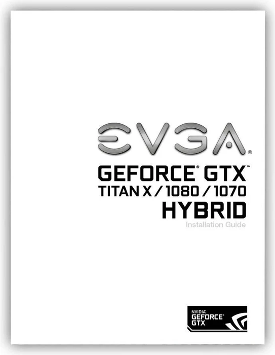 EVGA Hybrid Waterblock Cooler für GTX Titan Xp / GTX Titan X / GeForce GTX 1080 Ti FE