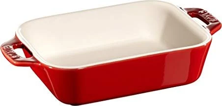 Zwilling Staub Ceramique Auflaufform eckig 18.8x12.3cm kirschrot