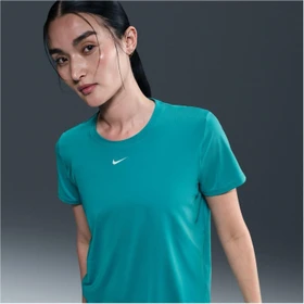 Nike One Classic Dri-FIT Funktionsshirt kurzarm dusty cactus/white (Damen)