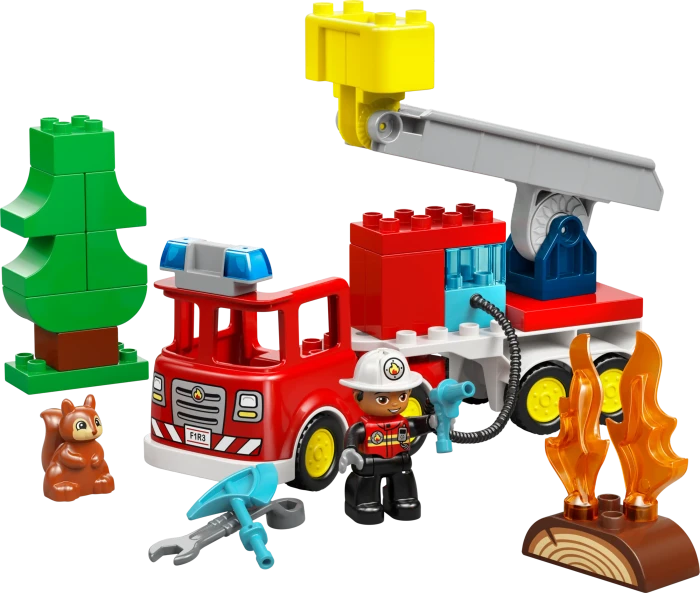 LEGO DUPLO - Löschauto mit Schlauch und Feuerwehrmann