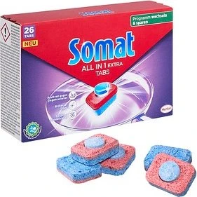 Somat All in 1 Geschirrspültabs, 26 Stück