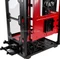 Phanteks Eclipse P300 schwarz/rot, Glasfenster Vorschaubild