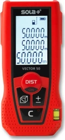 Sola Vector 50 Batterie-Laser-Entfernungsmesser inkl. Tasche