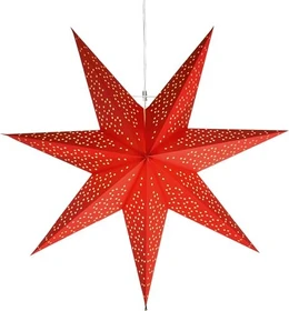 Eglo Motiv DOT Papierstern 54cm hängend rot 1x E14