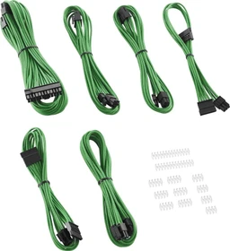CableMod C-Series ModFlex Essentials Cable Kit, AXi, HXi, RM, grün (CM-CSI-EKIT-KG-R)