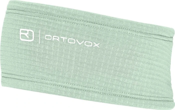 Ortovox Fleece Grid Stirnband green acid