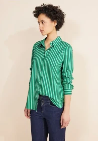 Street One Streifen Hemd langarm fresh spring green (Damen)