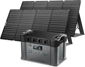 Allpowers S2000 Pro Solargenerator + 2x Solarpanel 200W, 1500Wh