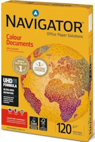 Igepa Navigator Colour Documents Universalpapier weiß, A4, 120g/m², 250 Blatt